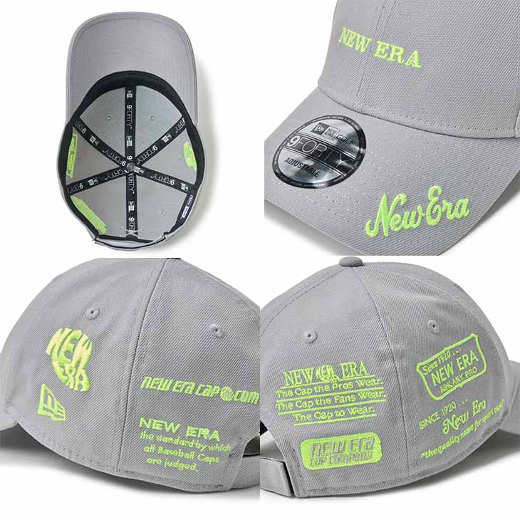 NEW ERA（ニューエラ） キャップ アーカイブロゴ グレー 940 9FORTY