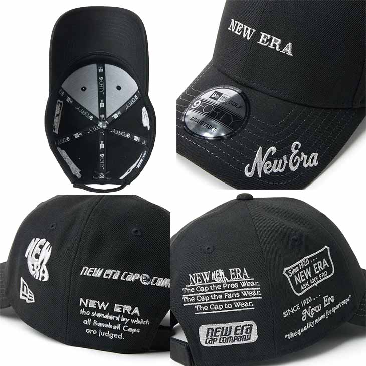 NEW ERA（ニューエラ） キャップ アーカイブロゴ ブラック 940 9FORTY