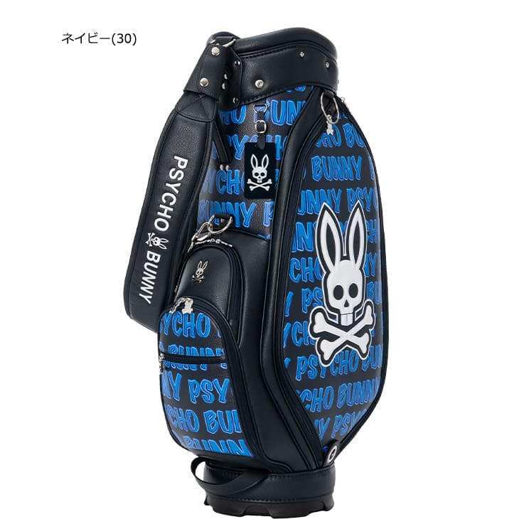 最終セール Psycho Bunny キャディバッグ サイコバニー ネイビー Psycho Bunny（サイコバニー） 【キャディバッグの下取り・修理承り