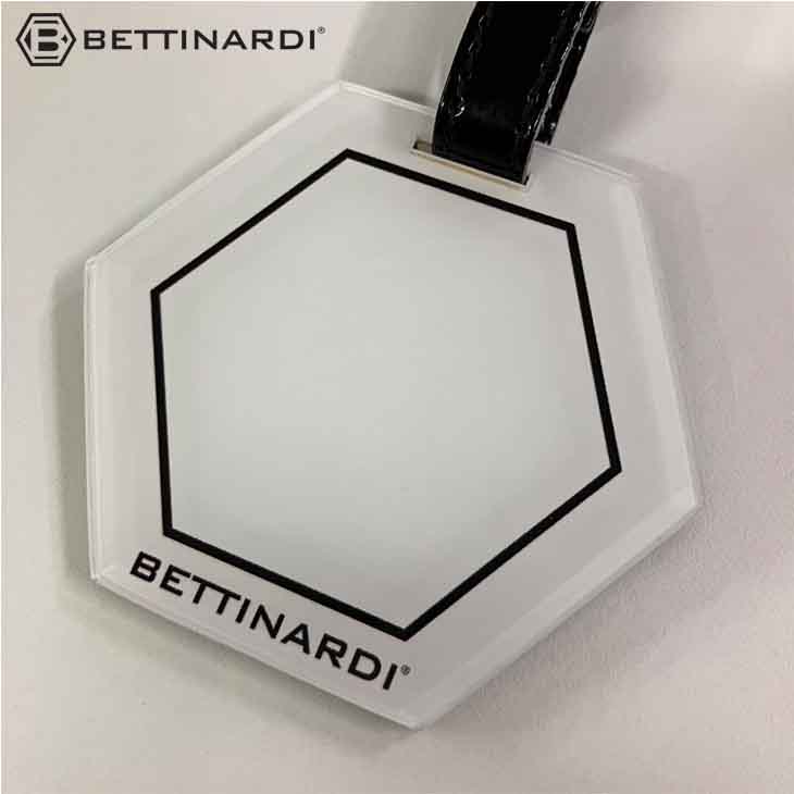BETTINARDI（ベティナルディ） ネームプレート 非売品 ブラック ベルト