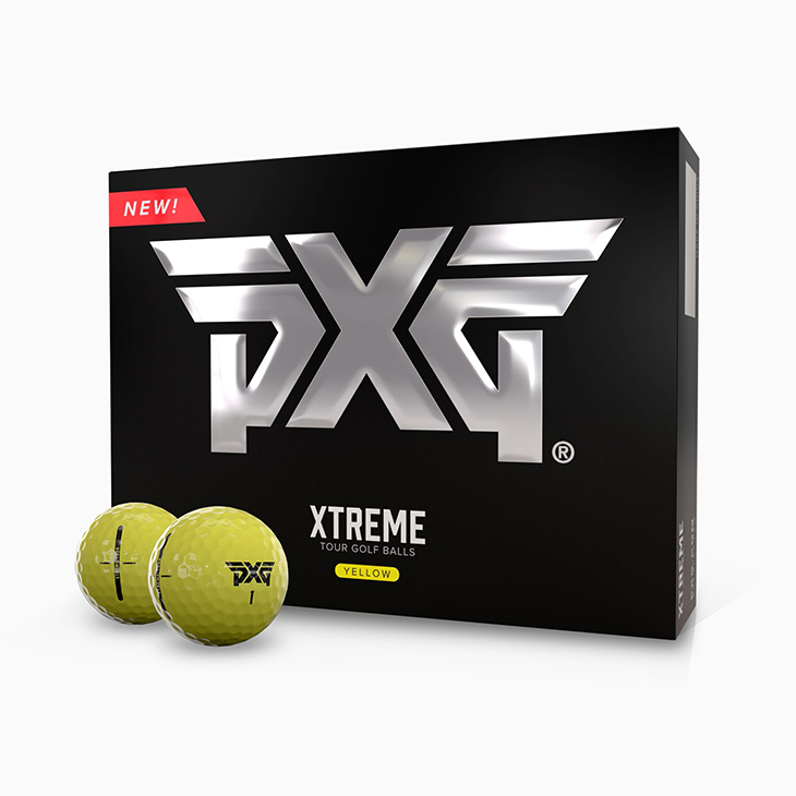 PXG PXG XTREME TOUR GOLF BALLS ホワイト/イエロー 1ダース(12球
