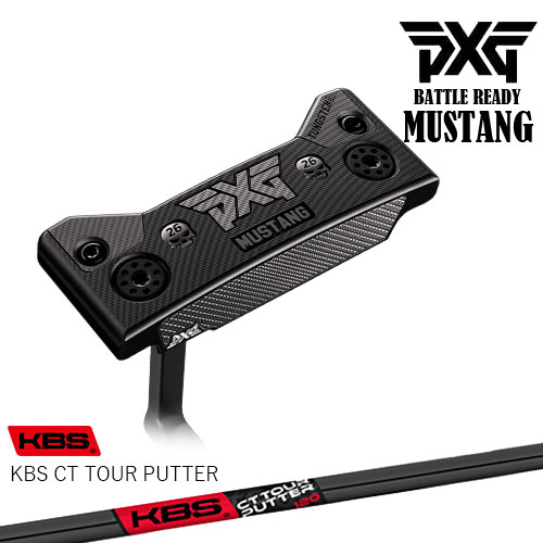 PXG MUSTANG BATTLE READY PUTTER マスタング KBS CT TOUR PUTTER ブラック カスタムパター : pxg-br-must-  : カスタムクラブ工房 OVDGOLF - 通販 - Yahoo!ショッピング