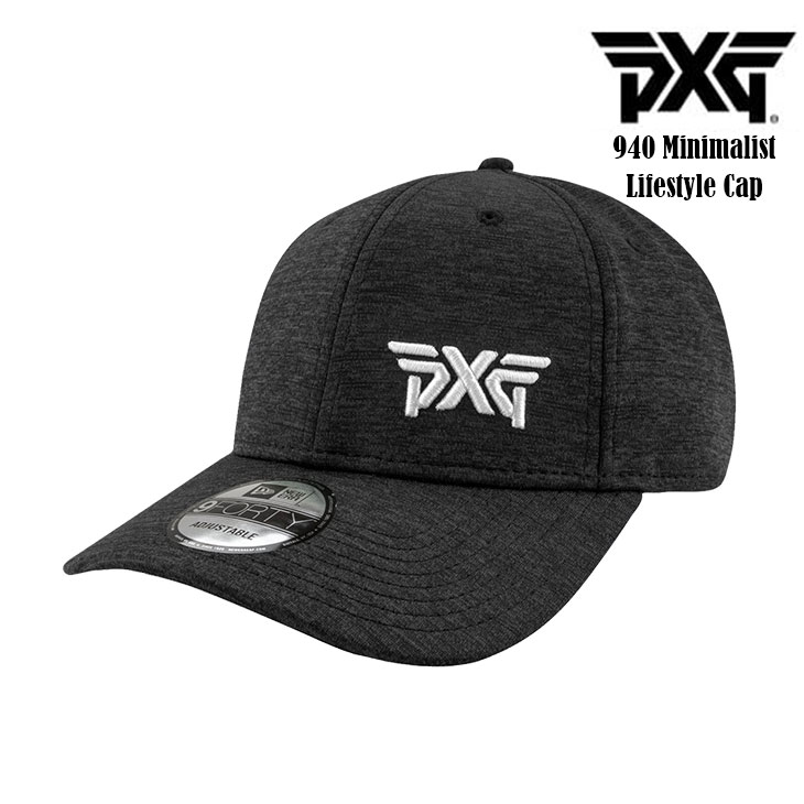 PXG 9Forty Minimalist Lifestyle Cap 940 ミニマリストライフスタイルキャップ 帽子 NEW ERA ニューエラ  ゴルフキャップ H-S2000397-1-940ADJ-BLK