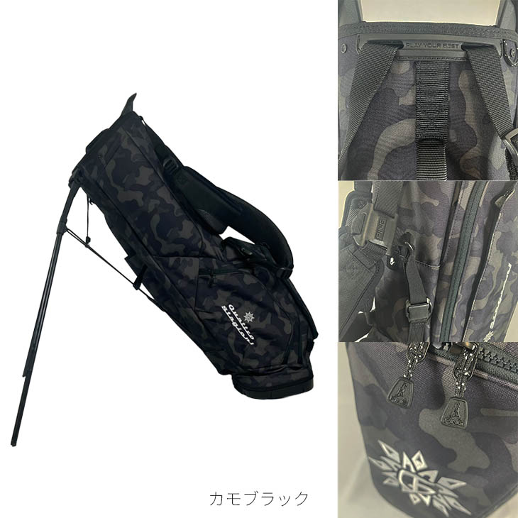 PING スタンドキャディバッグ ホワイト PING（ピン） 【予約】【限定生産】【プレートあり】 スタンドキャディ