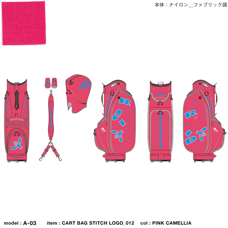【新品未使用】ロッディオ　プレミアムラウンドバック　カートバック 未使用】ロッディオ ラウンドトートバック - メルカリ