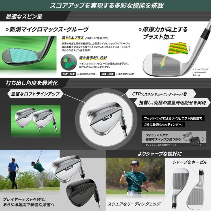 PING S159 ピン S159 ウェッジ 54度 58度セット PING ピン s159/Wワイドソール/ウェッジ/NS PRO MODUS 3 TOUR