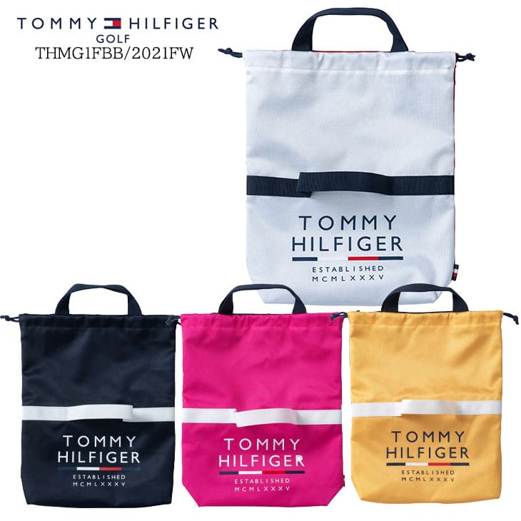 2021FW/TOMMY_HILFIGER/トミーヒルフィガー/THMG1FBB/21F マルチ巾着 ミックスマテリアル/2WAYポーチ/ラウンドバッグ  :THMG1FBB-:OVDGOLF - 通販 - Yahoo!ショッピング