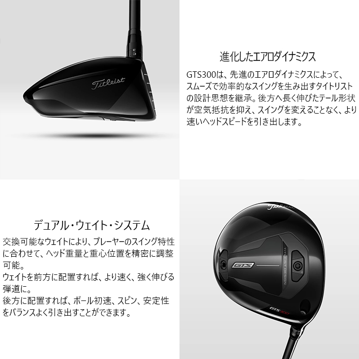 Titleist（タイトリスト） Titleist GTS300 MiniDriver ミニドライバー