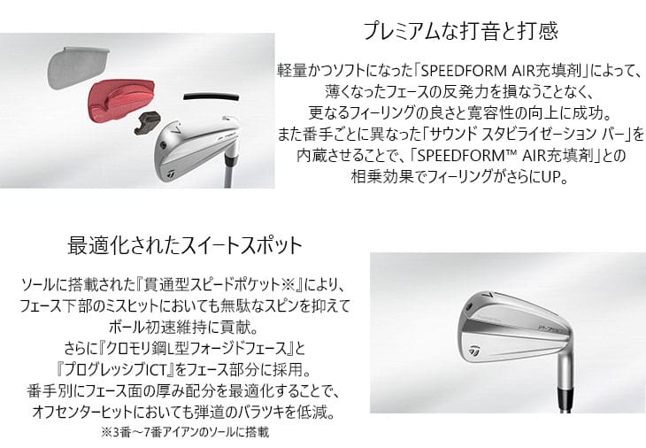 ガラスコーティング無料】TaylorMade P790 アイアン5本セット(6I-PW