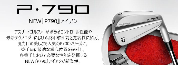 P700シリーズ TaylorMade P790 アイアン単品(4I/5I) 2023年