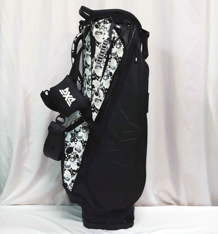 PXG 2023 Darkness Skull Camo Carry Stand Bag 2023 ダークネススカルカモ キャリースタンドバッグ  4分割 スタンドキャディバッグ B-PG-031A-23DRKNSS