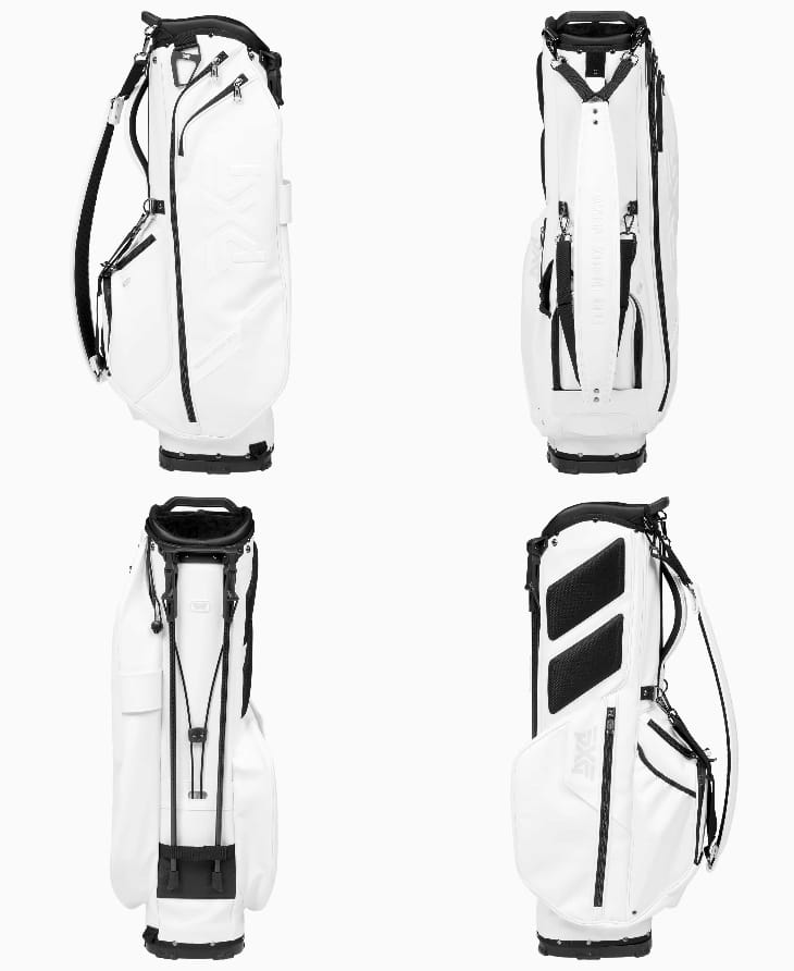 PXG 新作キャディバッグ ゴルフバッグ クラブケース ライトグレー スタンド型 大人気☆PXG ゴルフバッグ キャディバッグ 6分割 ゴルフバッグ