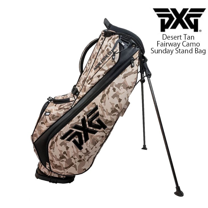 PXG Desert Tan Fairway Camo Carry Stand Bag デザートタン