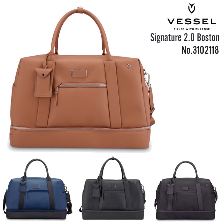 VESSEL ベゼル 3102118 SIGNATURE_2.0_BOSTON_BAG シグネチャー2.0