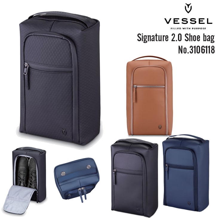 VESSEL ベゼル 3106118 SIGNATURE_2.0_SHOE_BAG シグネチャー2.0シューバッグ シューズバッグ :  ves-3106118- : カスタムクラブ工房 OVDGOLF - 通販 - Yahoo!ショッピング