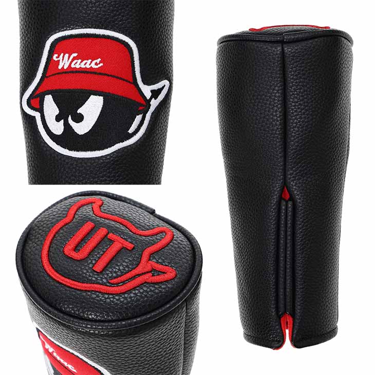 WAAC ワック ユーティリティカバーSET UNISEX BUCKET WAACKY UTヘッドカバー ブラック