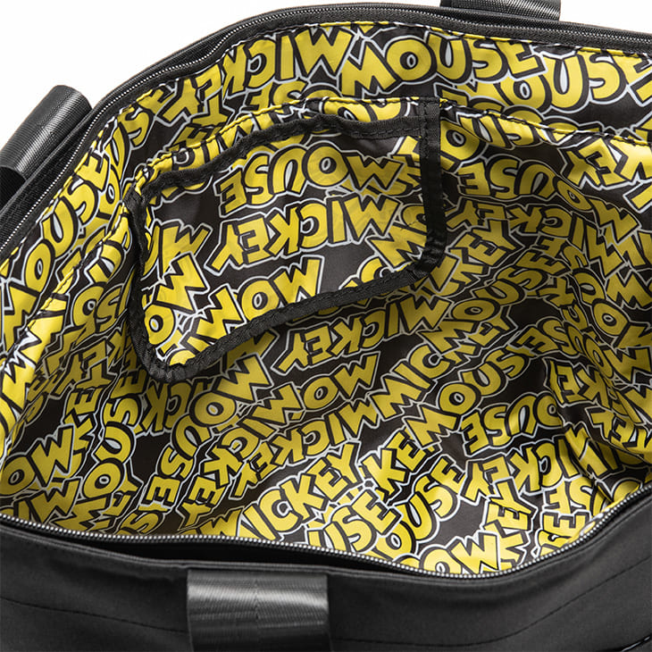 Mickey-gloss Tote トートバッグ *韓国バッグ Disney ディズニー XYMG4FB1 BLACK MICKY GOLF TOTE BAG