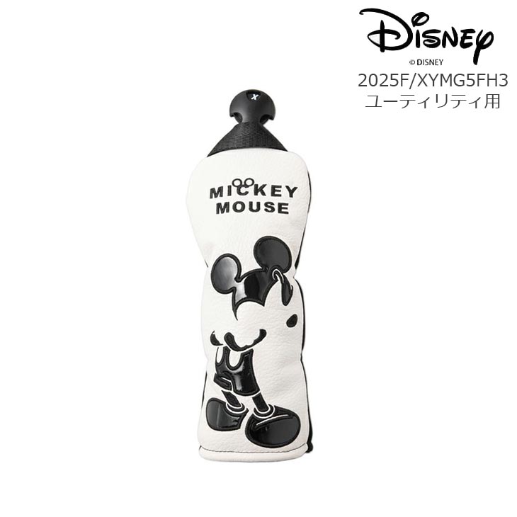 PING ディズニー Disney XYMG5FH1 モノクローム ミッキー ゴルフ