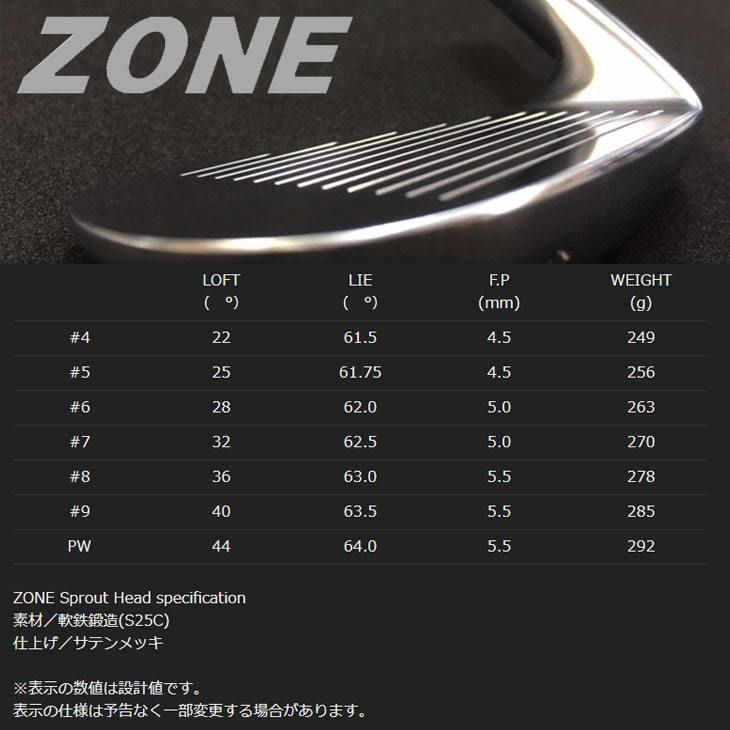 ZONE_FORM5_IRONS/#5〜PW(6本セット)/MCI_120/Fujikura/フジクラ/OVD