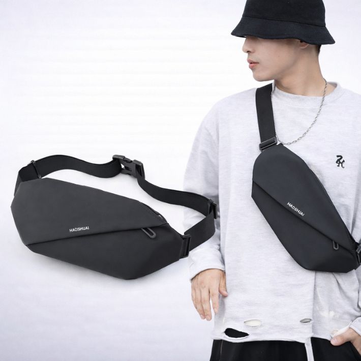 ［新品］3way ショルダー バックパック メンズ 男性 黒 ボディバッグ 実用性 ボディバッグ メンズ 撥水 軽量 3WAY ワンショルダー 斜め掛け