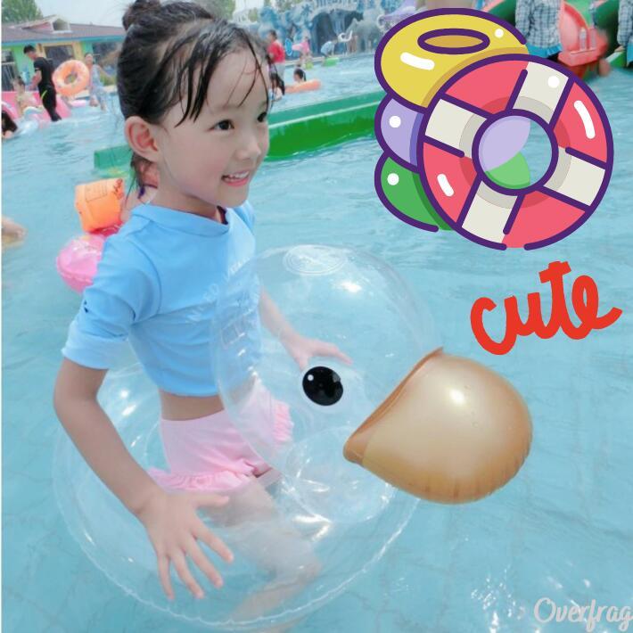 あひる 浮き輪 海 プール かわいい 赤ちゃん 子供 ベビー インスタ映え
