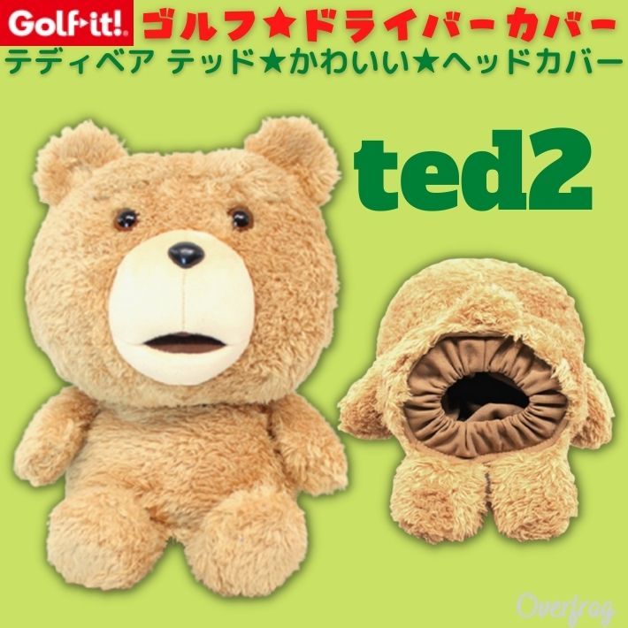 ゴルフ ドライバーカバー ヘッドカバー テディベア テッド ted2 