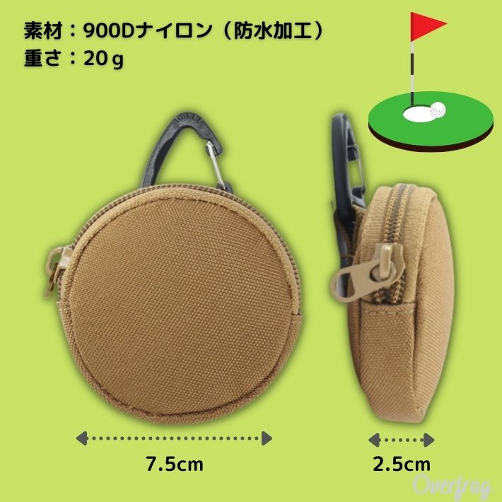 ゴルフ　ティーホルダー　ニコちゃん　リボン　ゴルフボール　ゴルフポーチ　ベルト ゴルフポーチ ゴルフ ボールポーチ ボールケース ゴルフボール