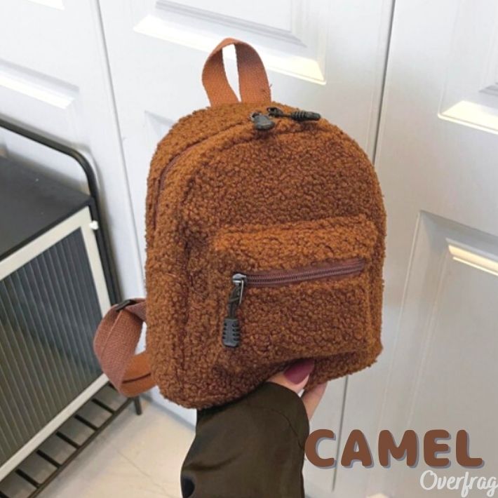 ミニリュック リュックサック モコモコ かわいい ミニ ポーチ 軽量 レディース バッグ ディパック バックパック Rdbg0059 ファッション雑貨オーバーフラッグ 通販 レディースバッグバックパック財布puレザージッパーバッグファッションカジュアルリュックサックsa