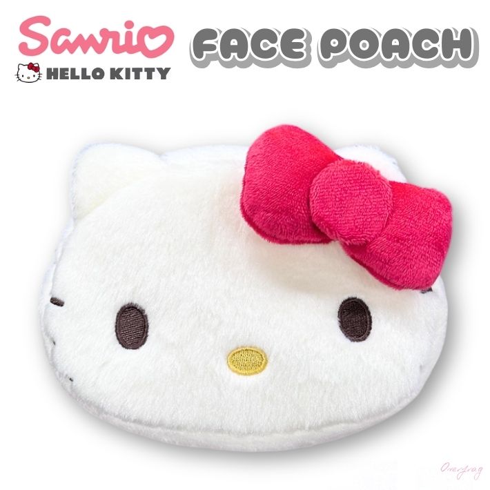 Yahoo! Yahoo!ショッピング(ヤフー ショッピング)キティちゃん メイクポーチ サンリオキャラクターズ 小物入れ レトロ かわいい フェイス型 70s風 Y2K ピンク ギャル 新作 プレゼント