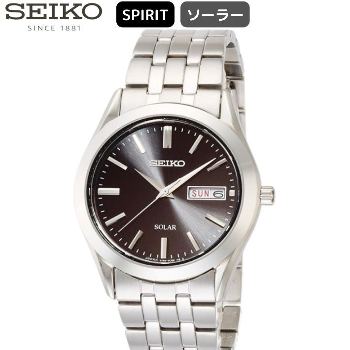 ほぼ新品✨セイコー スピリット 腕時計 メンズ ソーラー サファイアガラス 防水 楽天市場】【正規品】セイコー 腕時計 スピリット ソーラー メンズ