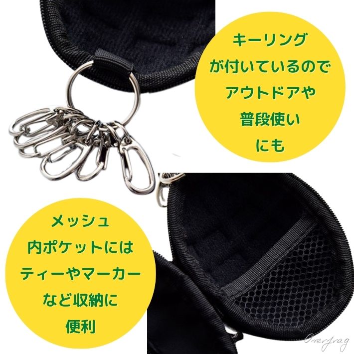 ゴルフ ボールポーチ ボールケース 手榴弾 モチーフ ミリタリー グッズ