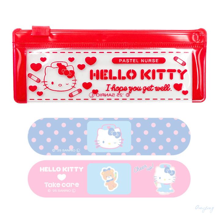 サンリオ ハローキティ 絆創膏ケース シール収納 小物入れ ポーチ風