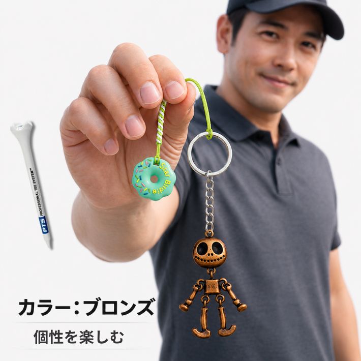 ゴルフ ティーキーパー メンズ スカル アンティーク ゴルフ小物