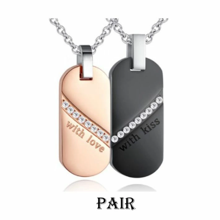 ヤンキース ロゴ ネックレス セット カップルでお揃いに！ ペアネックレス 2本セット カップル お揃い Wリング シンプル