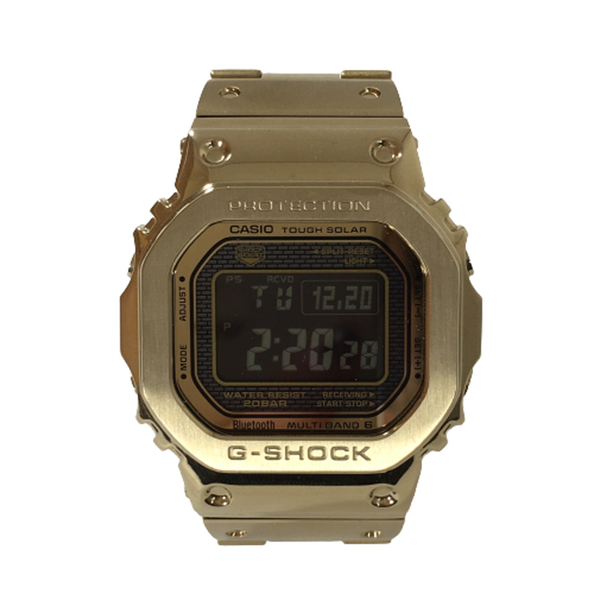 【中古】【美品】G-SHOCK ジーショック ゴールド フルメタル GMW-B5000GD-9JF 反転液晶 CASIO 37mm 時計