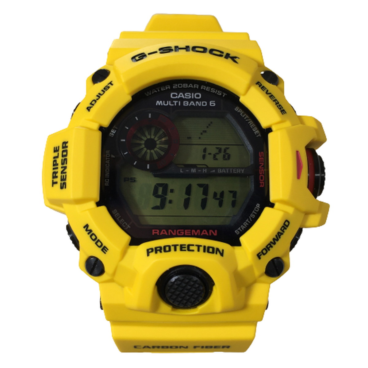 中古】G-SHOCK ジーショック GW-9430EJ-9JR レンジマン 30周年記念 ライトニングイエロー 電波ソーラー CASIO 48mm  時計 : 2212270205 : オーバーラップヤフー店 - 通販 - Yahoo!ショッピング