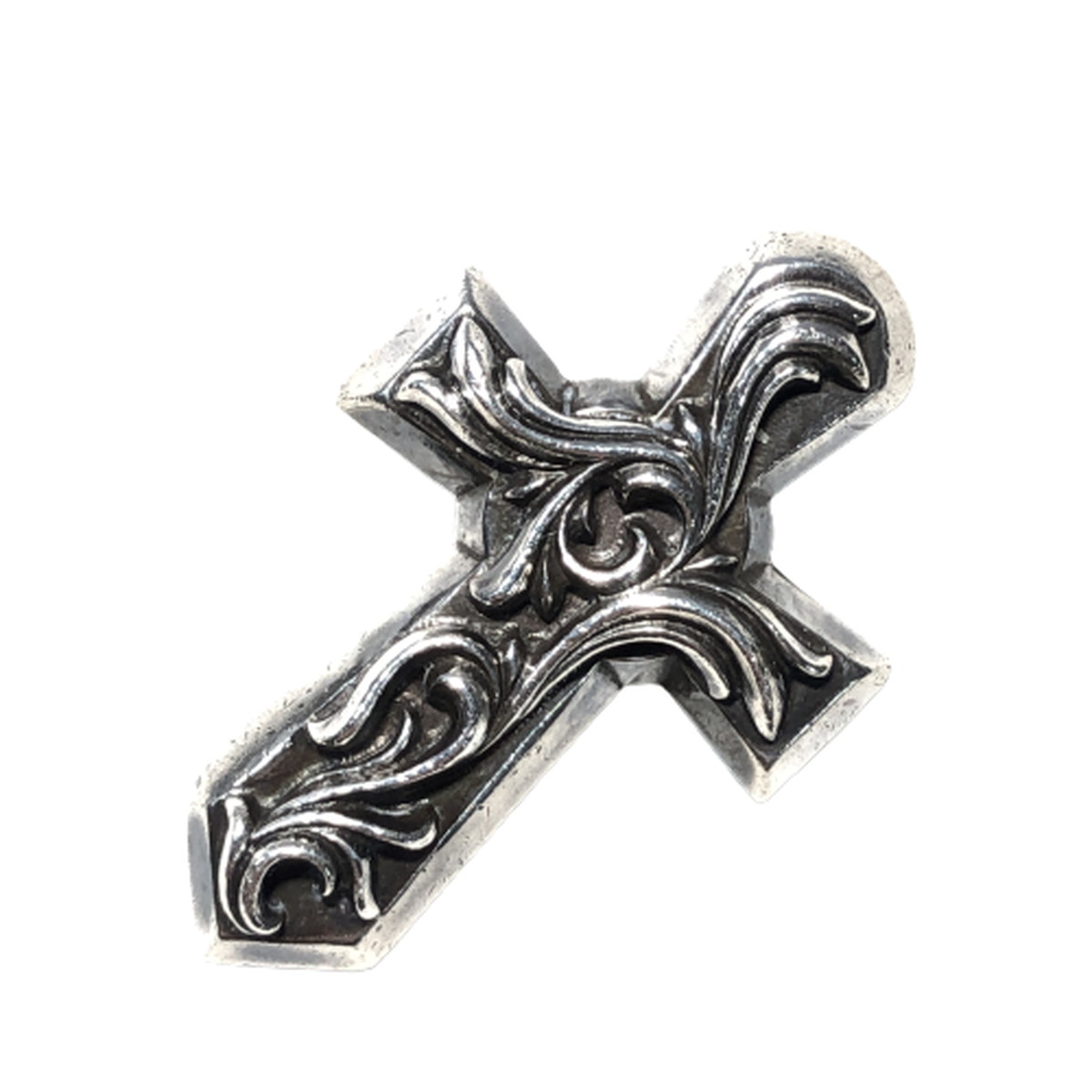 クロムハーツ CHROME HEARTS ネックレス バルカンクロス スモール シルバー VULCAN CROSS SM SMALL