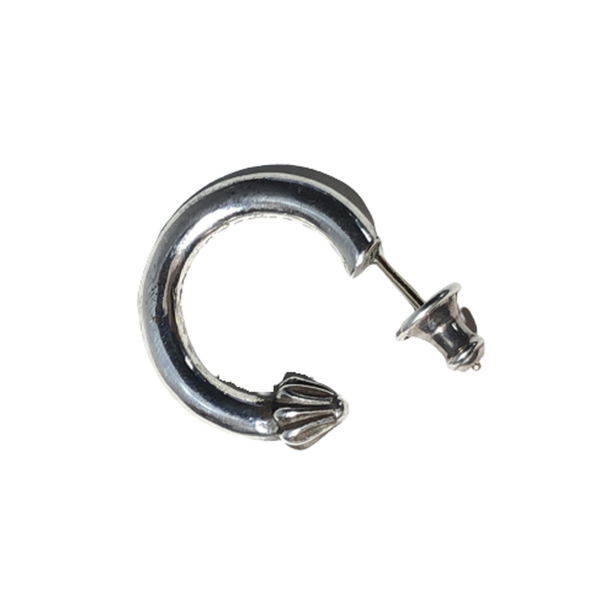 オーバーラップ店クロムハーツ CHROME HEARTS 14K フープ PLAIN HOOP