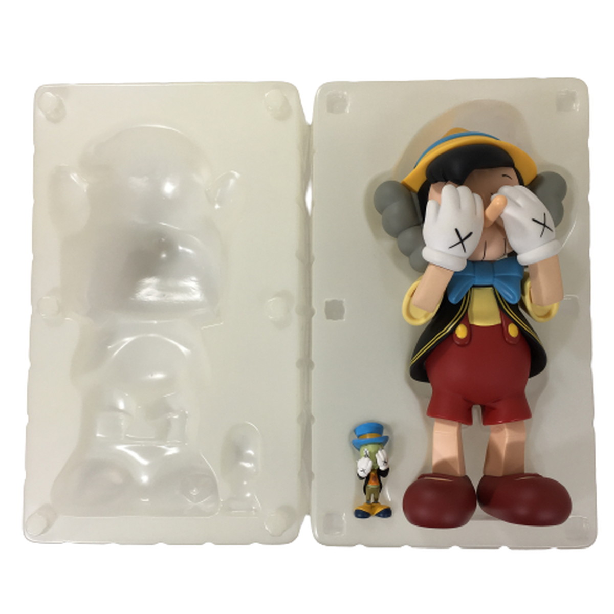 中古】KAWS PINOCCHIO & JIMINY CRICKET ピノキオ OriginalFake 