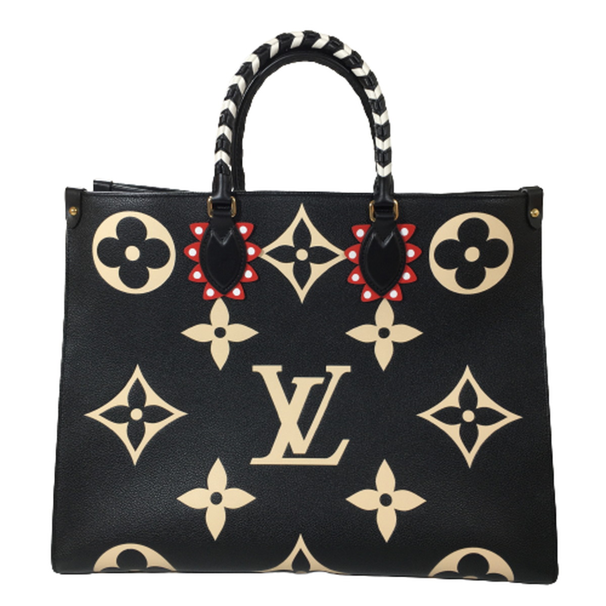 【中古】【ほぼ未使用品】Louis Vuitton ルイヴィトン 20年製 モノグラム ジャイアント アンプラント オンザゴー GM 2WAYトートバッグ M45373｜overlap｜03