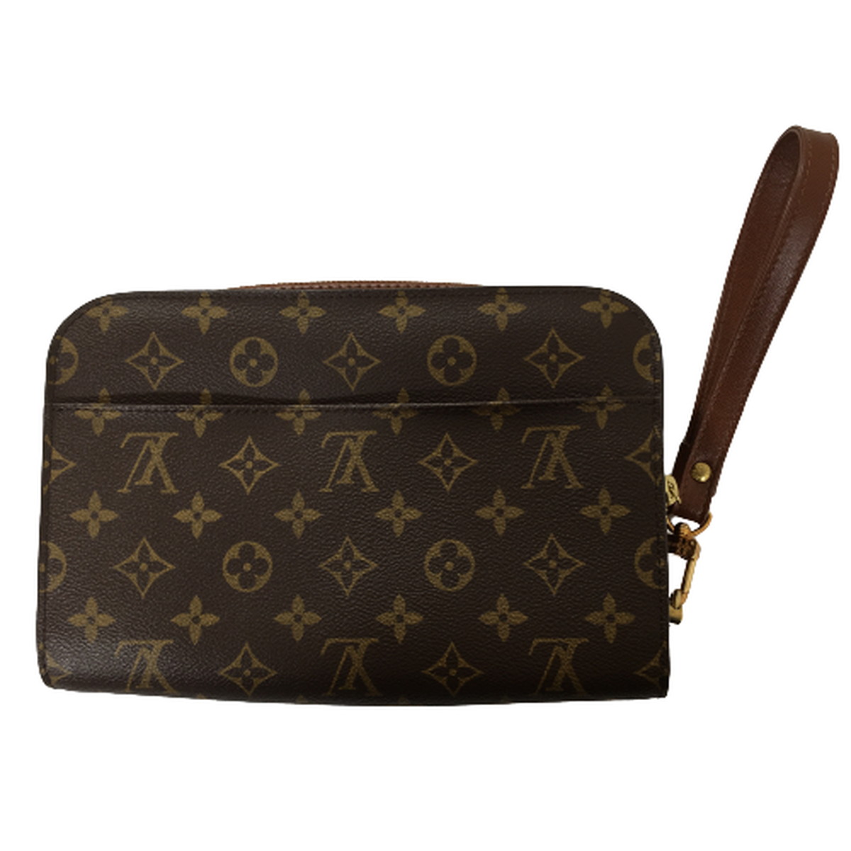 【中古】Louis Vuitton ルイヴィトン モノグラム オルセー セカンドバッグ クラッチバッグ ストラップ 付き ハンドバッグ M51790｜overlap