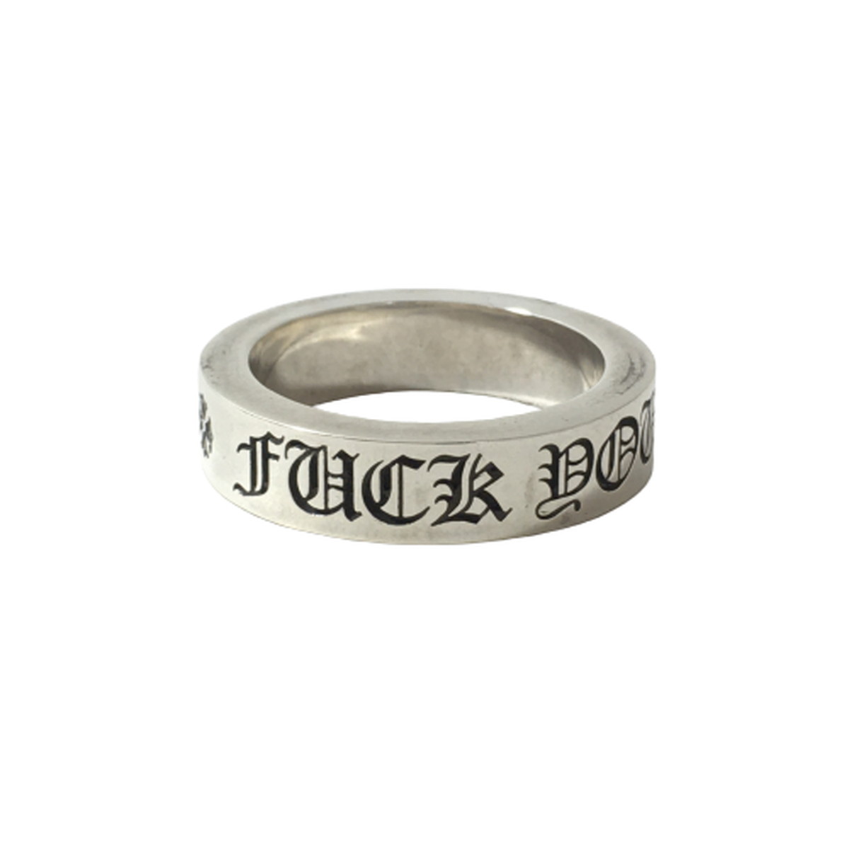 【中古】【良品】クロムハーツ CHROME HEARTS リング スペーサーリング ファックユー 6mm SPACER FUCKYOU RING 22号 指輪 シルバー