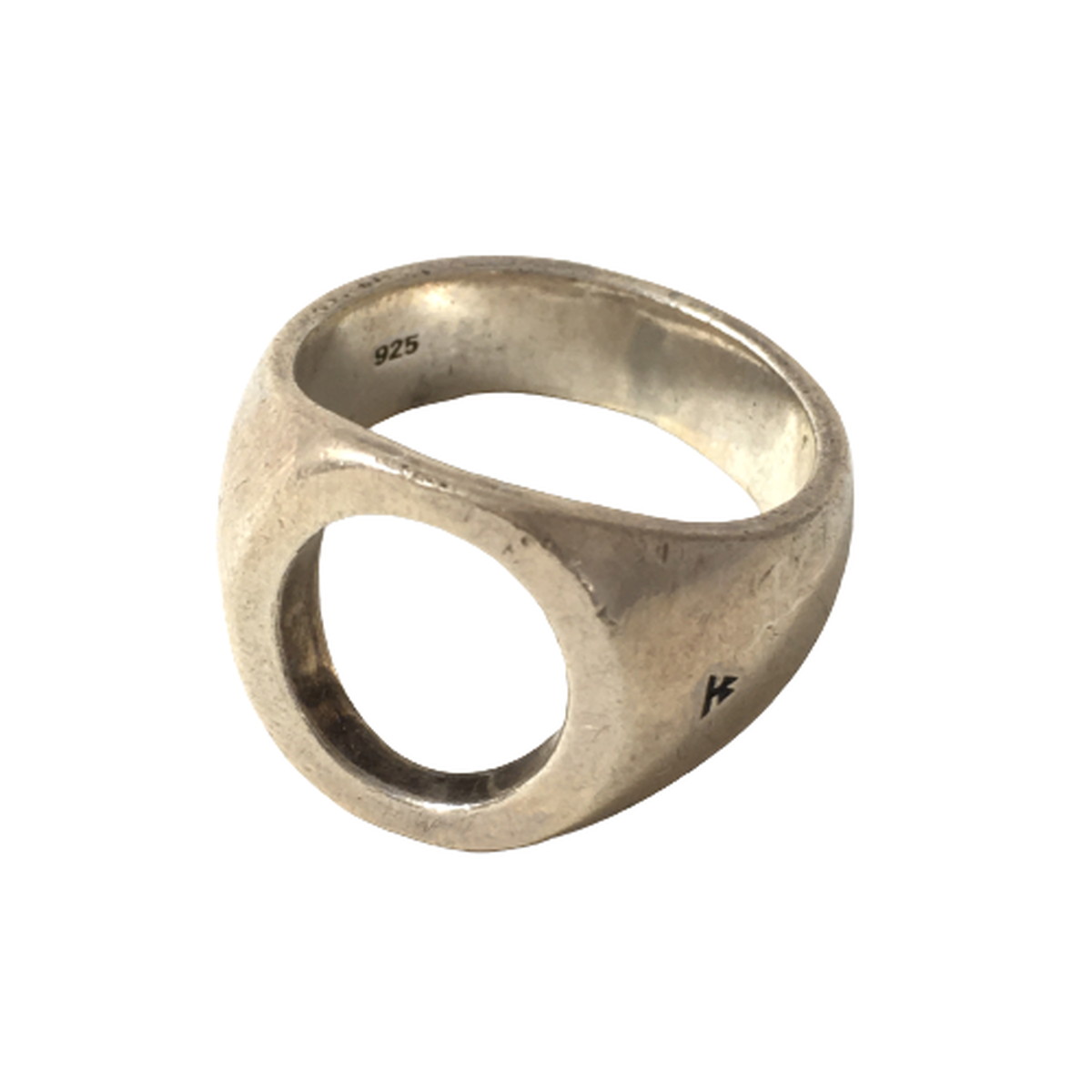 希望者のみラッピング無料】 TOM onbit.mx WOOD Ring シルバー Oval