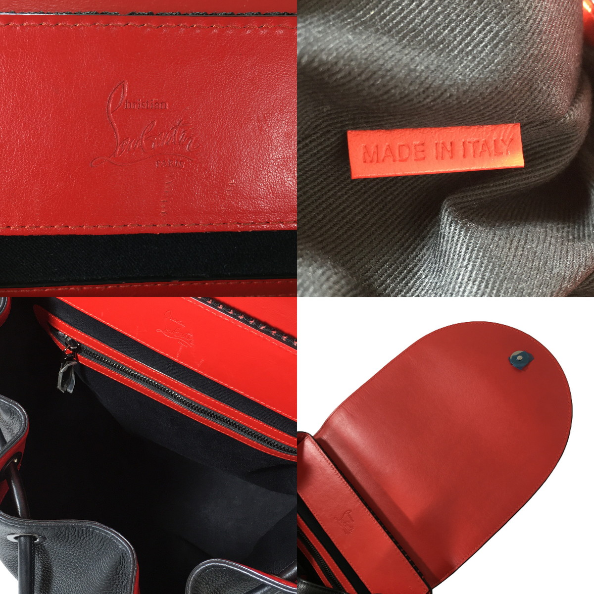 【中古】Christian Louboutin クリスチャン ルブタン Explorafunk Backpack バックパック エクスプローラーファンク スパイク 3175044｜overlap｜05