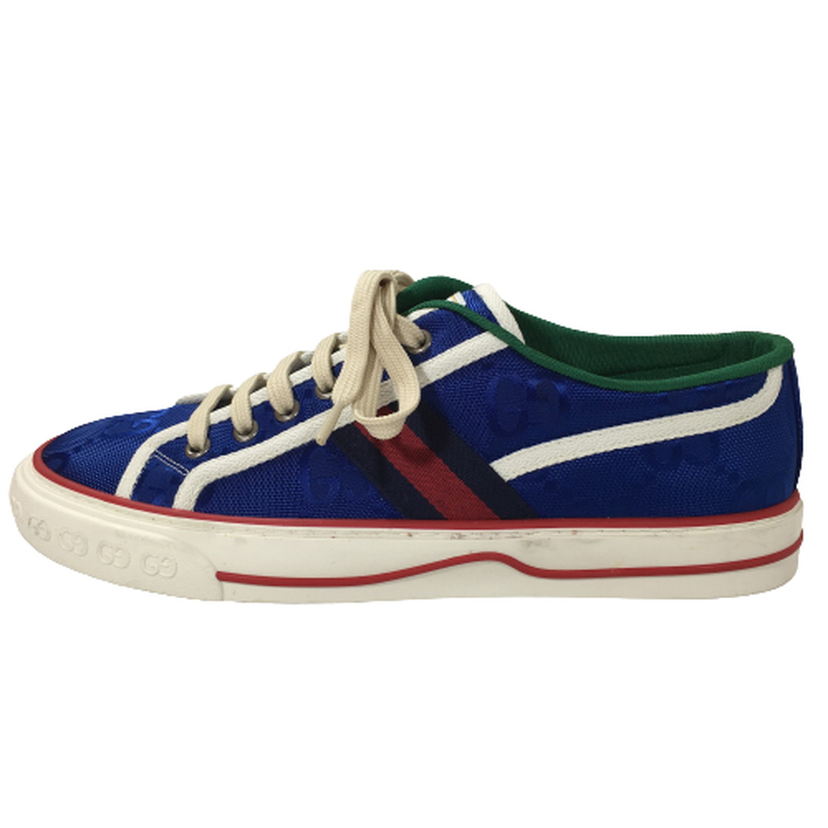 中古】【ほぼ未使用品】GUCCI グッチ TENNiS 1977 テニス スニーカー