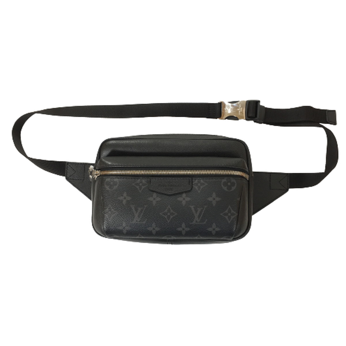 【中古】【美品】Louis Vuitton ルイヴィトン バムバッグ タイガラマ モノグラム エクリプス ウエストポーチ バッグ M30245｜overlap