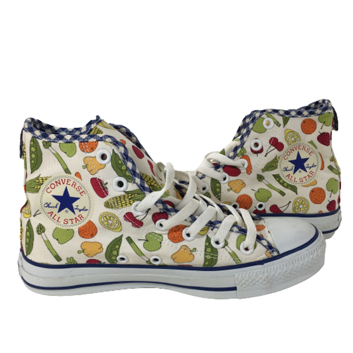 【中古】【美品】コンバース オールスター ベジフルズ ハイカット CONVERSE ALL STAR VEGEFRUS HI AS VGFRS 野菜 果物 24.5cm｜overlap｜06