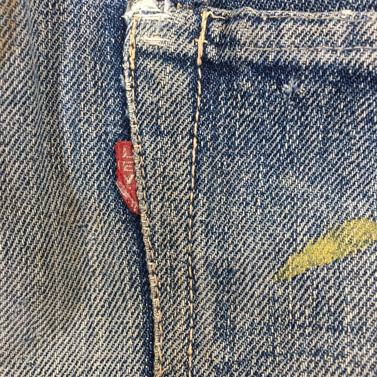 中古】LEVI'S 501xx 30s 1937 デニムパンツ 針付きシンチバックベルト