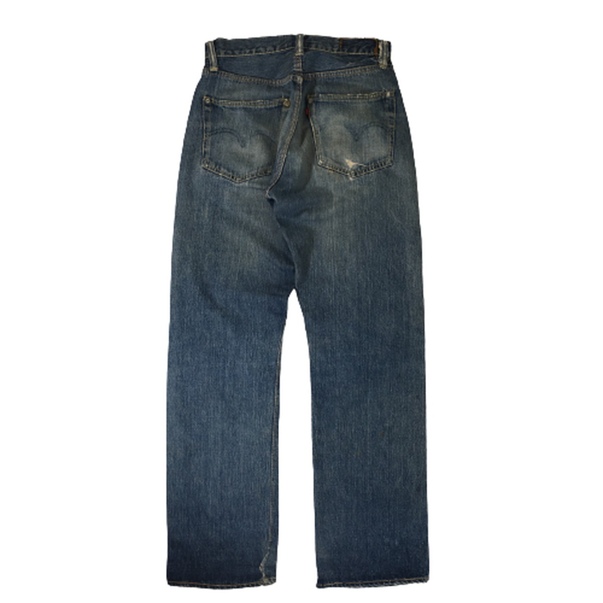 中古】LEVI'S 501xx 47後期 50年頃 革パッチ 片面タブ フライボタン