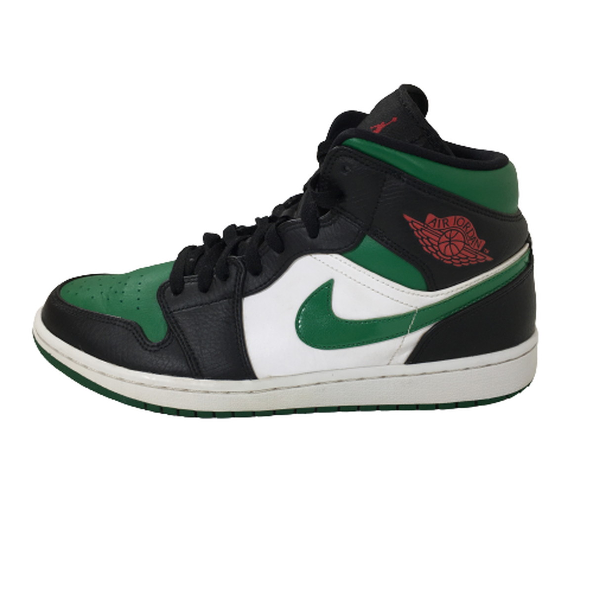 中古】【良品】ナイキ NIKE AIR JORDAN 1 MID PINE GREEN AJ1 エアジョーダン1 ミッド 554724-067  パイングリーン 緑 白 黒 27cm US 9 : 2305180107 : オーバーラップヤフー店 - 通販 - Yahoo!ショッピング